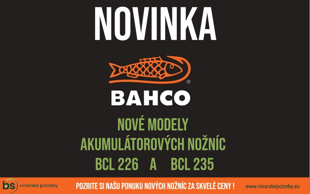 Novinka - nové modely akumulátorových nožníc BAHCO