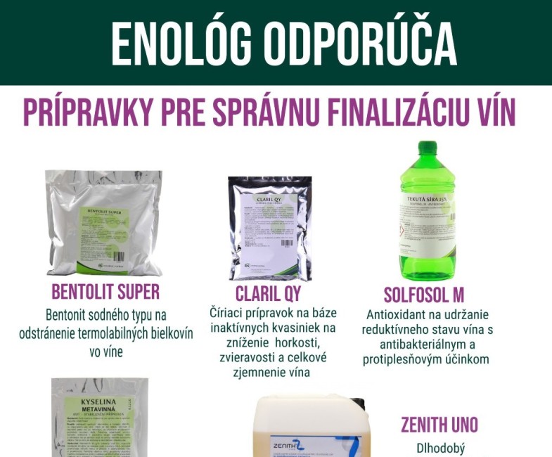 Enológ odporúča prípravky k finalizácii vín