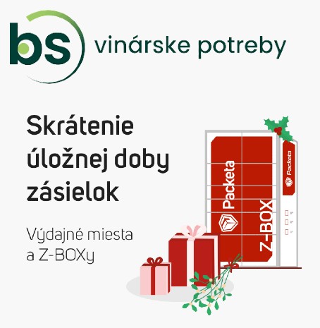 PACKETA - skrátenie úložnej doby